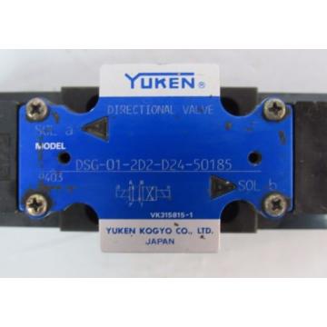 YUKEN DIRECTIONAL VALVE DSG-01-2D2-D24-50185