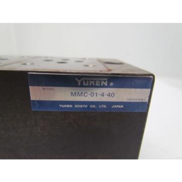 Yuken MMC-01-4-40 Hydraulic Manifold Distrbution Block From Okuma