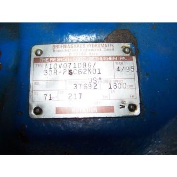 REXROTH A10V071DRG/30R-PSC62K01 1800RPM PUMP