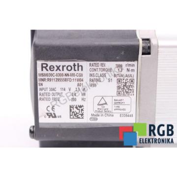 ROTOR FOR MOTOR MSM030C-0300-NN-M0-CG0 114V 2.5A 0.4KW 200HZ REXROTH ID20228