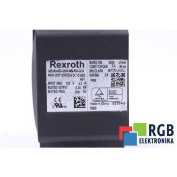 DECKEL FOR MOTOR MSM040B-0300-NN-M0-CG1 0.75KW 126V 4.3A 200HZ REXROTH ID29874