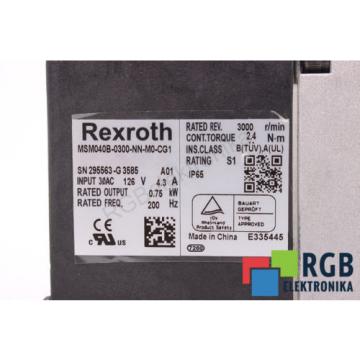 FRONT COVER FOR MOTOR MSM040B-0300-NN-M0-CG1 0.75KW REXROTH ID29872