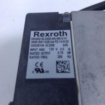 Rexroth MSM041B-0300-NN-M0-CH1 Servo Motor R911325144 MSM041 UMP