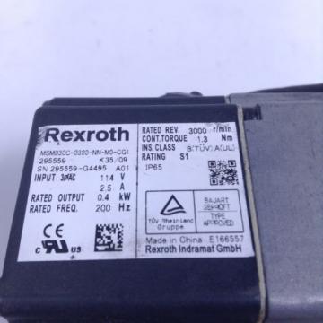 Rexroth MSM030C-0300-NN-M0-CG1 Servo Motor R911295559 MSM030 UMP