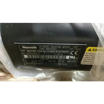 NEW REXROTH MAD160C-0200-SA-CO-BG0-35-N3-SA016 3PHASE INDUCTION MOTOR