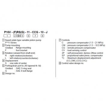 TOKIME piston pump P100V-FRS-11-CCG-10-J