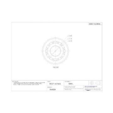  09196 Tapered Roller Bearing Single Cup Standard Tolerance Straight