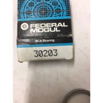 2 NEW FEDERAL MOGUL 30203 TAPERED ROLLER BEARING RACES ONLY