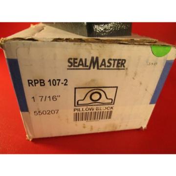 SEAL MASTER RPB 107-2 1-7/16&#034;dia Bore Tapered Roller Pillow Block Bearing