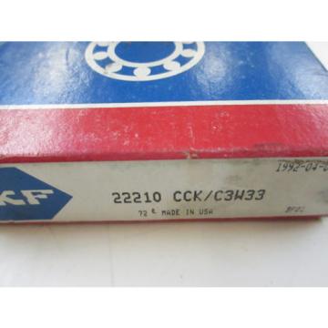 *NEW*  22210 CCK/C3W33 SPHERICAL ROLLER BEARING TAPER BORE