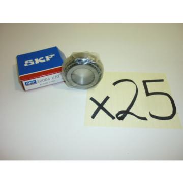 (25)  32006 X/Q TAPERED ROLLER TRAILER BEARINGS