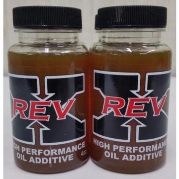 Rev-X Oil Treatment Additive (2) 4oz. Bottles Rev X Fix injector Stiction Heui