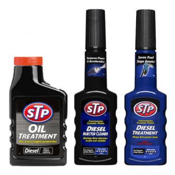STP 3 PACK DIESEL OIL TREATMENT + INJECTOR CLEANER + FUEL TREATMENT ADDITIVE