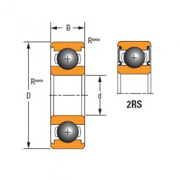  Thin Section61703-2RS-C3 TIMKEN