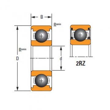  Thin Section61804-2RZ-C3 TIMKEN