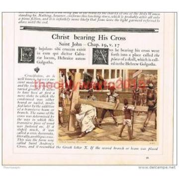 Christ   Bearing His Cross, J J Tissot, Book Illustration (Print), c1897