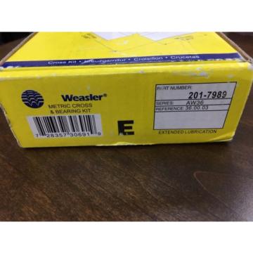 201-7989   Weasler METRIC CROSS &amp; BEARING KIT W2500 E-KIT