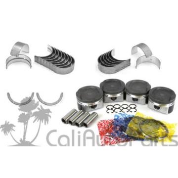 FITS:   00-08 Toyota Celica Matrix 1.8L 1ZZFE PISTONS RINGS KIT MAIN ROD BEARINGS