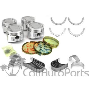 88-89   Toyota Corolla GTS MR2 1.6 DOHC 4AGEC Pistons with Rings &amp; Engine Bearings