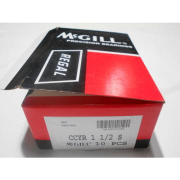 Lot 10 pcs McGill CCYR 1 1/2 S  Cam Yoke Roller Bearing NEW