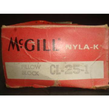 NEW MCGILL, PILLOW BLOCK BEARING, CL-25-1, CL251, NEW IN BOX