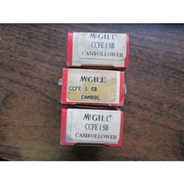 NEW MCGILL LOT OF 3 CAM FOLLOWER BEARINGS CCFE 1 SB