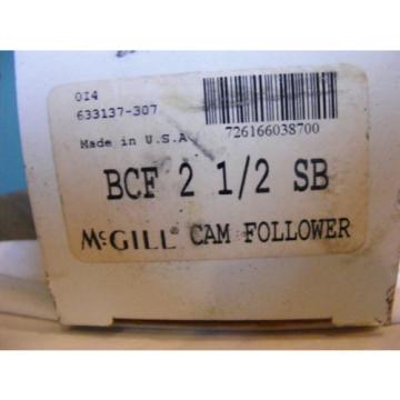 McGill BCF 2 1/2 SB Cam Follower NIB