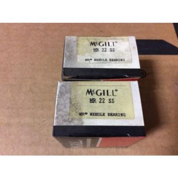 2-McGILL bearings#MR 22 SS ,Free shipping lower 48, 30 day warranty!