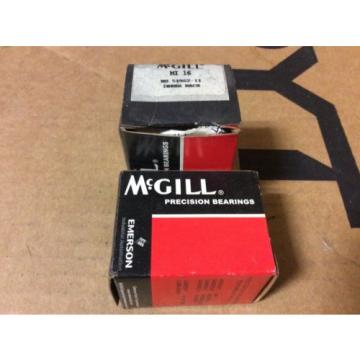 2-McGILL bearings#MI 16 ,Free shipping lower 48, 30 day warranty!