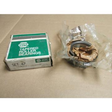 NIB NAPA SET 47  LM102910 CUP &amp;  LM102949 TAPERED ROLLER BEARING