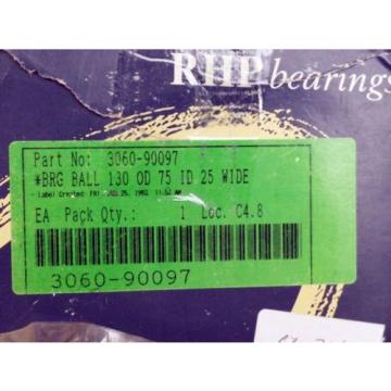 AMAT   850TQO1360-1   3060-90097 RHP Ball Bearing 6215 130mm OD, 75mm ID, 25mm WIDE, New Bearing Online Shoping