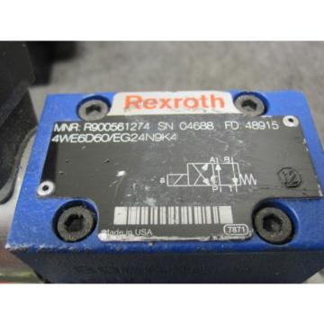 NEW REXROTH PROPORTIONAL HYDRAULIC VALVE R900561274 WITH BLOCK