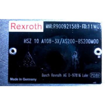 REXROTH R900921589 SANDWICH PLATE HSZ10A108-3X/AS200-BS200M00 NEW NO BOX