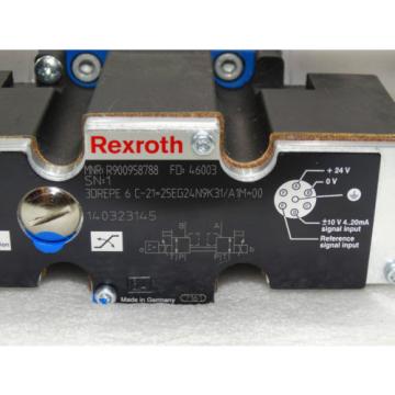 Rexroth  R900958788 / 3DREPE 6 C-21=25EG24N9K31/A1M=00  + R900755997 Invoice