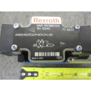 NEW REXROTH DIRECTIONAL VALVE # 4WE6Y62/EG24N9DK24L/62