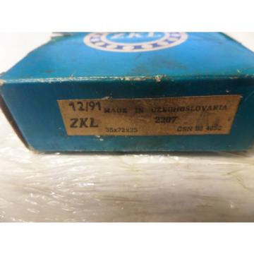 ZKL Self Aligning Ball Bearing 2207 35x72x23mm NIB