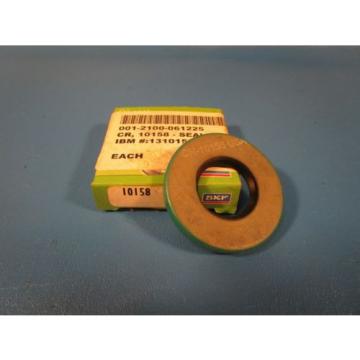 SKF 10158, Oil Seal: Single Lip With Spring Shaft Seal, W, CR 10158