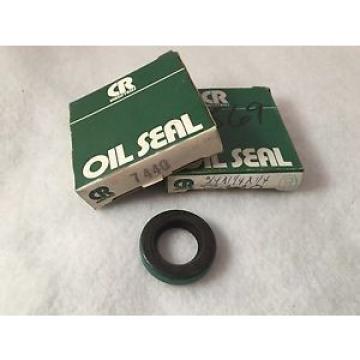 Lot of 2 SKF Chicago Rawhide 7440 Oil Seals 11/16&#034;ID, 1-1/4&#034;OD, 1/4&#034;W