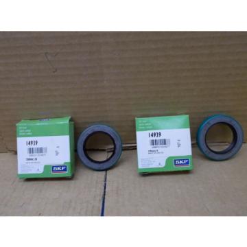 SKF Joint Radial Oil Seal 14939, CRWA1R, Lot of 2