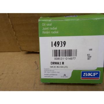 SKF Joint Radial Oil Seal 14939, CRWA1R, Lot of 2