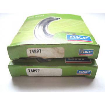 2 NEW SKF 24897 OIL SEAL