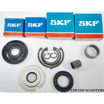 Vespa VBA1T VLB1T VBC1T Bajaj Engine Bearings Oil Seals Circlips SKF New V1510