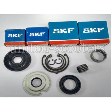 Vespa VBA1T VLB1T VBC1T Bajaj Engine Bearings Oil Seals Circlips SKF New V1510